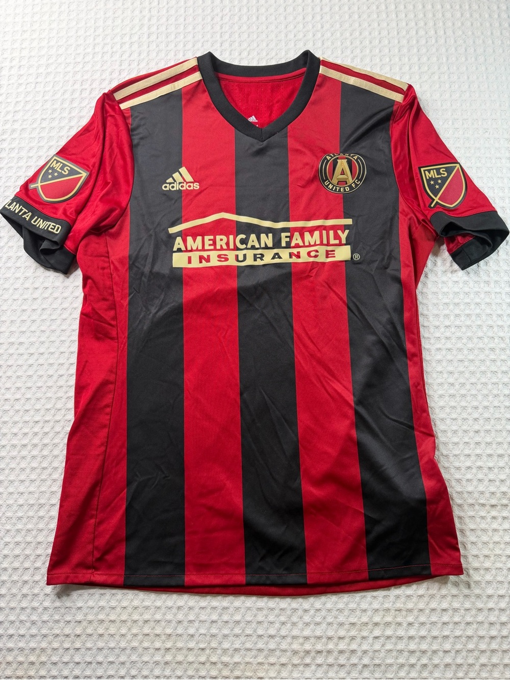 Adidas Atlanta United FC Inaugural 2017 MLS Soccer Jersey L(396)